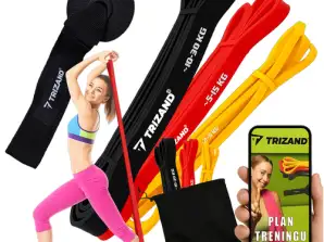 Conjunto de bandas de exercício 3 pcs. Trizand 25879