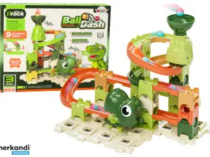 Construction Blocks - Ball Track Dinosaur 9 Levels 60 Pieces