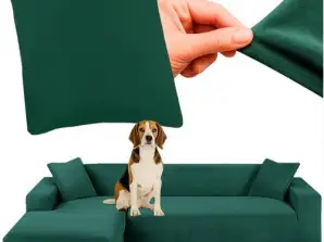 Housse de canapé 145 185cm vert Ruhhy 26032