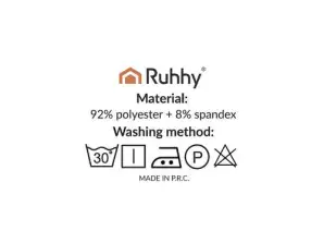 Funda de sofá 145 185cm gris Ruhhy 26035