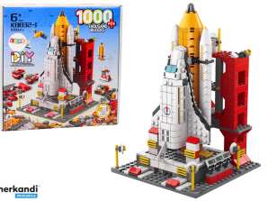 Constructieblokken Ruimtevaart Rocket 6 in 1 Ruimtevoertuigen 1000 st.