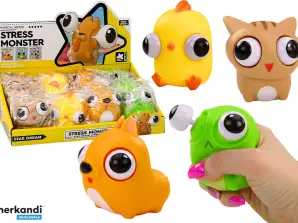 Anti-Stress Toy Happy Monster Squeeze Sensory MIX