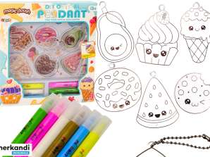 Kreatives Set Fensterbilder Aufhänger DIY Muffins Avocado Wassermelone