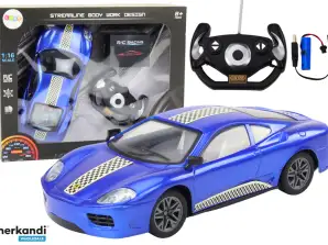 RC Auto Op Afstand Bediening 1:16 Blauwe Lichten