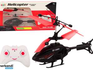 Fjernstyrt helikopter RC med gyroskop rød