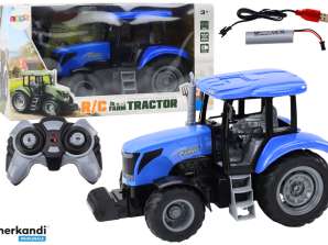RC Traktor ferngesteuert 2.4G Geräusche Blau