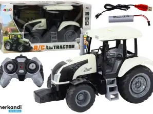 Remote Controlled RC Tractor 2.4G Sounds White