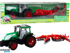 Traktor Mit Anhänger Landwirtschaftsmaschine Strickmähmaschine