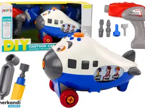 Aeroplano Cartoon Blu per Assemblaggio DIY