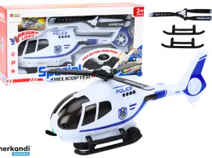 Polizeihubschrauber mit Licht und Sound
