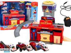 Fire Station Hospital Command Center Vehicles Base 6 pcs