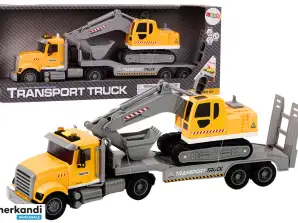 Truck Lora Excavator Crawler Lights Sounds Drive Yellow