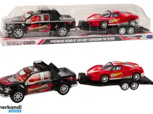 Pickup mit Anhänger Sport Geländewagen Set