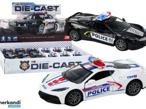 Auto Polizeiwagen Metall 1:32 Antrieb Mix