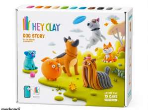 Plastikmasse hey Ton Hunde 15 Dosen
