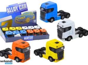 Truck without semi-trailer 1:32 Tilting metal canopy lights sounds drive