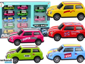 Set von Federautos 12 Stück