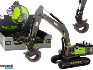 Crawler Excavator Grab Drill Bucket 1:55 Black Green