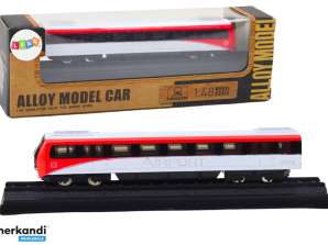 Sammlerstück Modelleisenbahn Rot Weiß 1:48 Metall