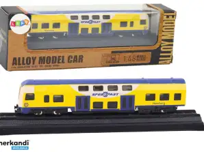 Sammlerstück Modelleisenbahn Gelb Blau 1:48 Metall