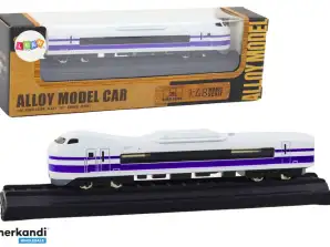 Collectible Model Train Wagon 1:48 Metal White Purple