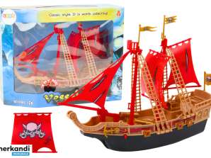 Piratenschiff Lichter Sounds Kreise Schwarz