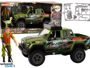 Geländewagen Jäger Dinosaurier mit Lichtern und Geräuschen grün