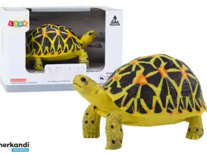 Figura Coleccionable Tortuga Reptil Amarillo Negro A