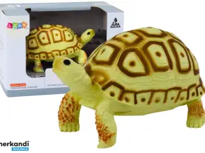 Figura Coleccionable Tortuga Reptil Amarillo Claro Marrón B