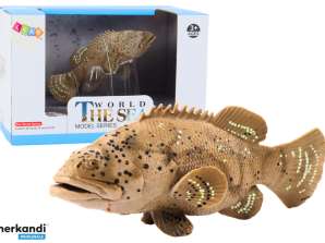 Figur Fisk Sjømann Goliat Grå 11 cm