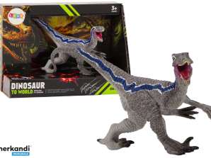Figurina de colecție Dinosaur Velociraptor Gri 1El