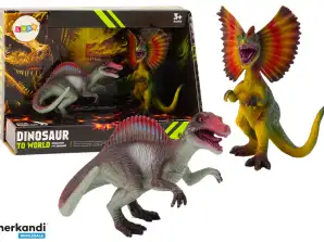 Dinosaur Figures Spinosaurus Dilophosaurus Set of 2