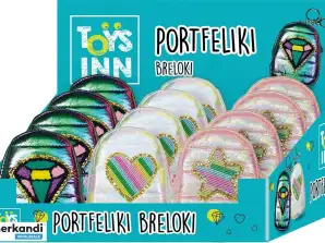 Puffy display lommebok 12 stk