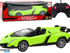 Voiture de Sport Télécommandée RC 1:18 Verte