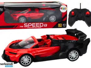 Afstandsbediend Sportauto RC 1:18 Rood