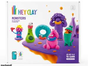 Plastic Mass Hey Clay Set Monsters