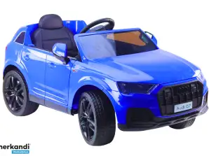 Автомобіль на акумуляторі Audi Q7 синій лакований