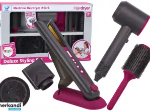 Friseursatz Fön Glätteisen Bürste Wechselbare Köpfe