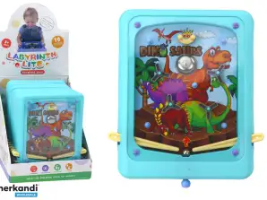 Geschicklichkeitsspiel Flipper Dinosaurier Blaue Platte