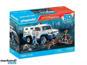 Action helte figur sæt 71597 pengetransportør