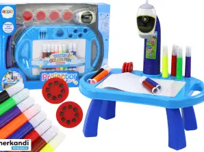 Projektor Zeichen Tisch Blau