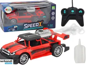 Carro RC 1:20 com Efeito de Fumaça e Luzes Vermelhas