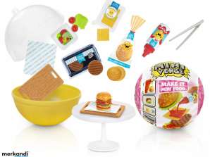 Mini figuras de miniverso de mezcla de alimentos