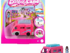 Barbie mini veículo barbieland. campista