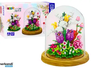 Vitrinde Çiçekli Lego Seti 487 Parça