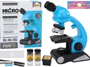 Microscopio Educativo para Niños con Accesorios en Azul