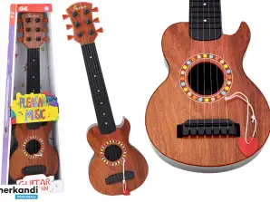 Chitarra Giocattolo per Bambini Marrone Legno Plettro