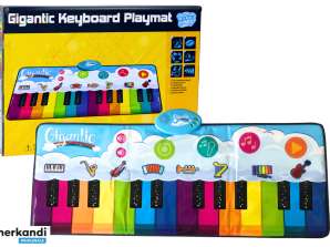 Tappetino da ballo educativo Arcobaleno Strumenti per pianoforte 10 melodie