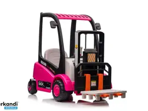 Batteridrevet Gaffeltruck XMX638 Rosa