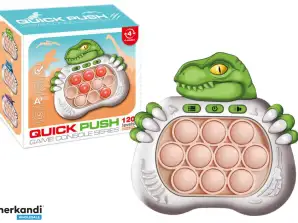 Gioco sensoriale dinosauro pop it luci a batteria suona verde